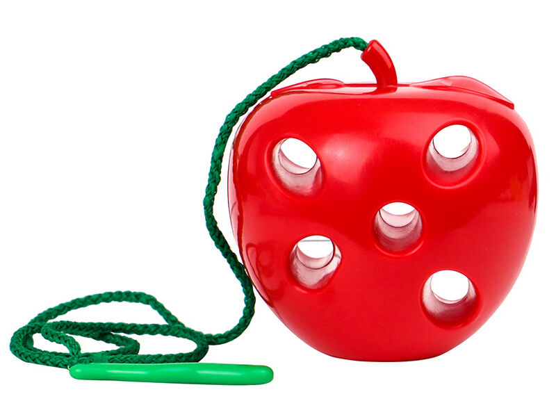 Донецк игрушка оптом Шнуровка "ЯБЛОКО"