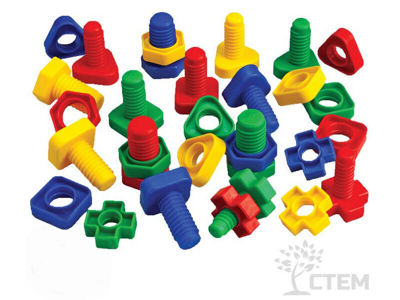 Донецк игрушка оптом Набор «Гайки и болтики» 64 шт