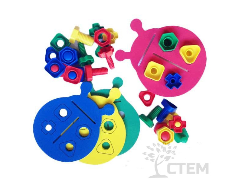 Донецк игрушка оптом Набор «Гайки и болтики» с блоками