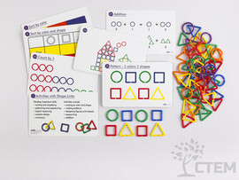 Набор с карточками заданий. Звенья фигурные доставка оптом в Донецк