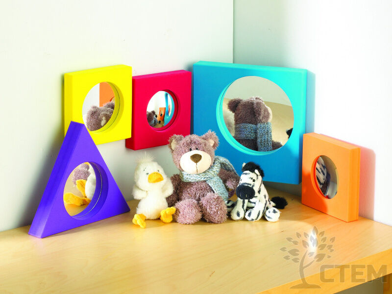 Донецк игрушка оптом Набор зеркал в геометрических фигурах