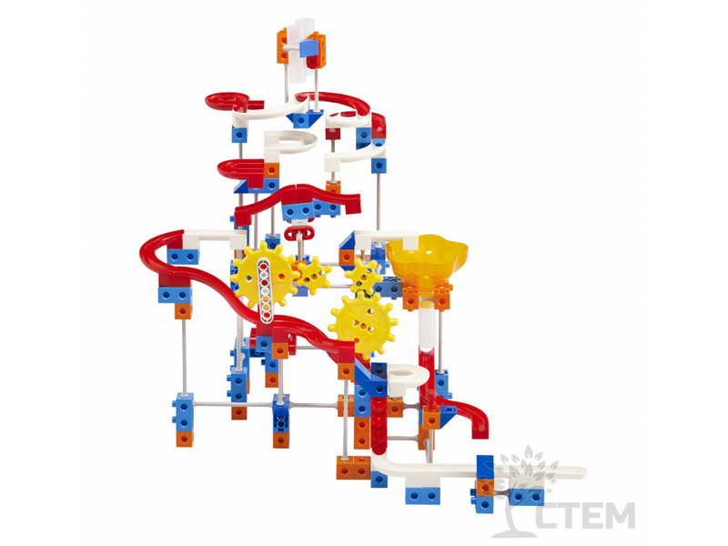 Донецк игрушка оптом Конструктор «Лабиринт с шариками Marble Run» с 2-х см. соединяющимися кубиками 102 дет.