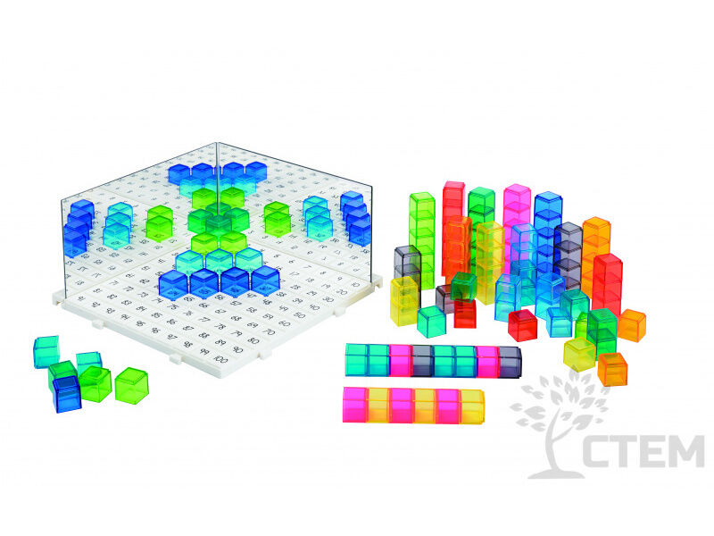 Донецк игрушка оптом Набор «Изучаем отражения» (кубики полупрозрачные 2 см 100 шт)