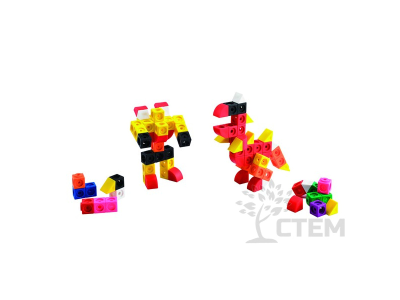 Донецк игрушка оптом Математические кубики 2 см 200 шт с заданиями для конструирования