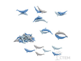 Материал счетный "Киты" (18 больших и 18 маленьких) доставка оптом в Донецк