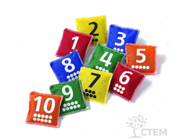 Мешочки с цифрами 10 шт доставка оптом в Донецк