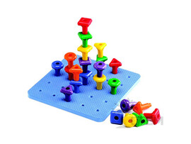 Мозаика Peg Board большая (набор с карточками заданий) доставка оптом в Донецк