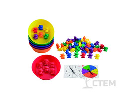 Набор для сортировки «Мишки с рюкзаками и чашки» 67 дет. доставка оптом в Донецк