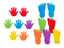 Набор следов. Отпечатки рук и ног доставка оптом в Донецк