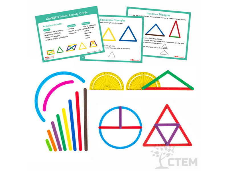 Донецк игрушка оптом Палочки счетные Геостикс 100 дет. расширенный с заданиями