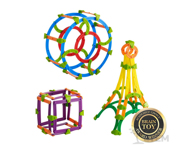 Донецк игрушка оптом Палочки счетные Геостикс 3D конструктор 158 дет.