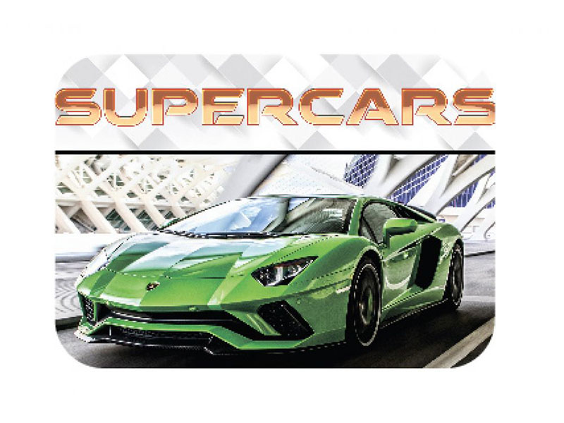 Настольное покрытие для лепки Super Cars 33*23 см