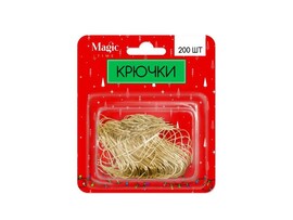 Крючки ЗОЛОТИСТЫЕ из стальной проволоки 3,5 см (200шт/уп) 91105 доставка оптом в Донецк