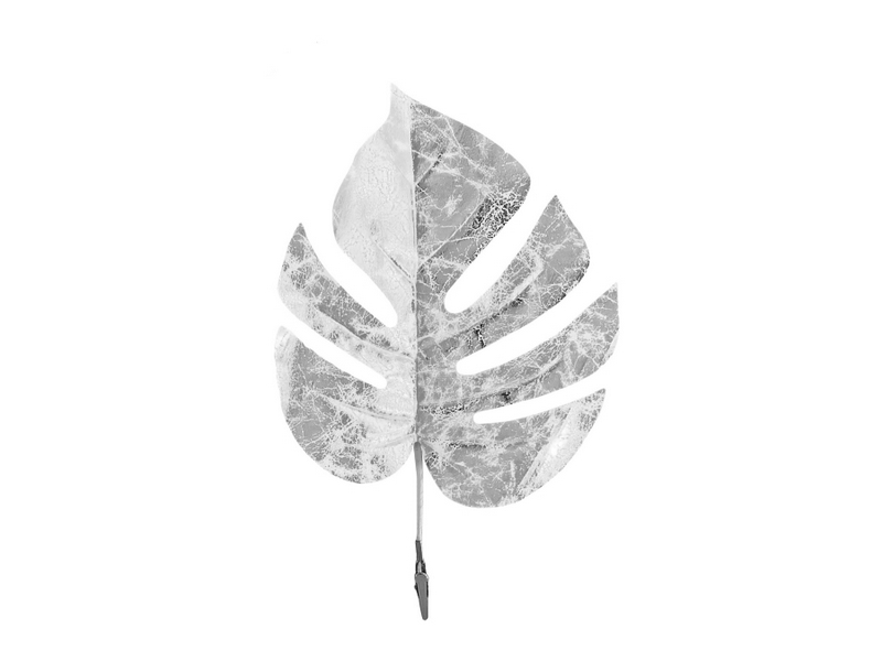 Донецк игрушка оптом Елочное украшение ЛИСТ на клипсе 32 см 90951