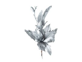 Елочное украшение ЦВЕТОК пастель на клипсе 36 см 88876 доставка оптом в Донецк