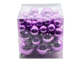 Набор ШАРЫ СИРЕНЕВЫЕ из полистирола 6 см, 5 см, 4 см (59шт/уп) 91413 доставка оптом в Донецк