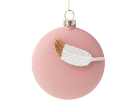 Подвеска елочная из стекла 8*8*3 см 89942 доставка оптом в Донецк