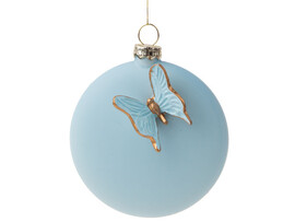 Подвеска елочная из стекла 8*8*3 см 89944 доставка оптом в Донецк