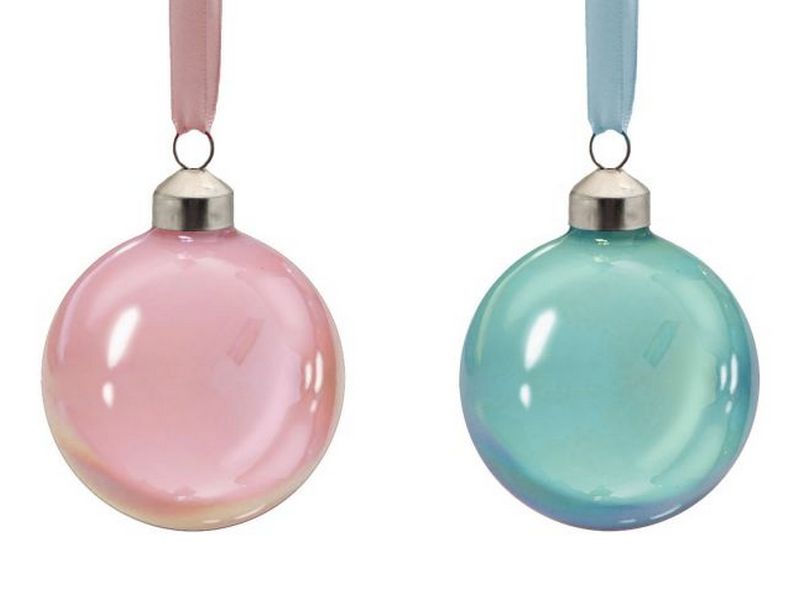 Донецк игрушка оптом Шар елочный из стекла 8 см 90718