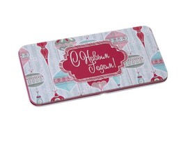 Коробочка для денег "СТЕКЛЯННЫЕ СОСУЛЬКИ" из металла 16,6*7,6*1см 76344 доставка оптом в Донецк