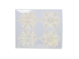 Набор подвесок СНЕЖИНКИ 6,5 см (8шт/уп) 91186 доставка оптом в Донецк