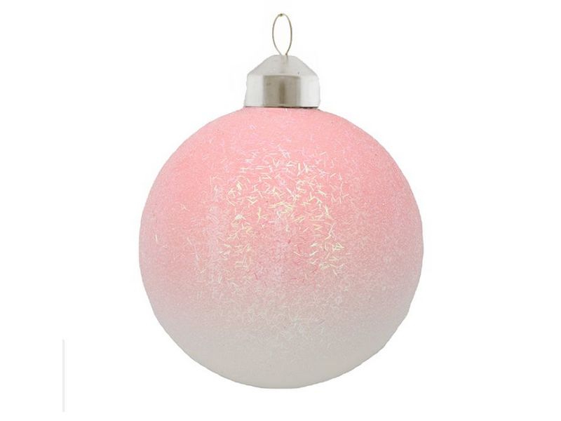 Донецк игрушка оптом Шар елочный из стекла 8 см 90852