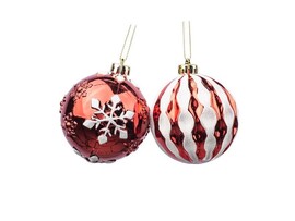 Шар елочный ВОЛНА из полистирола 8 см 91356 доставка оптом в Донецк