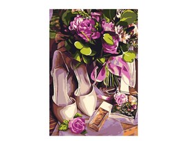 Картина на картоне с красками 20х28,5 см по номерам. СВИДАНИЕ доставка оптом в Донецк