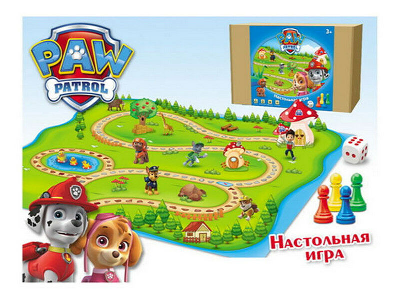 Донецк игрушка оптом Настольная игра «ЩЕНЯЧИЙ ПАТРУЛЬ» 20*13 см в кор. 1910D