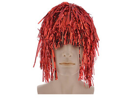 Новогодний парик Красный 35 см, ПЭТ. Арт. 38175