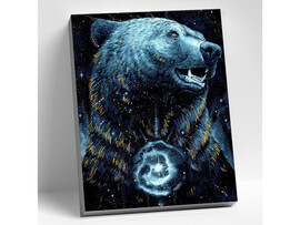 Картина по номерам 40*50 см «ТОТЕМНОЕ ЖИВОТНОЕ МЕДВЕДЬ» доставка оптом в Донецк