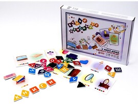 Игра на магнитах "Буквы прилипалы. У меня дома" доставка оптом в Донецк