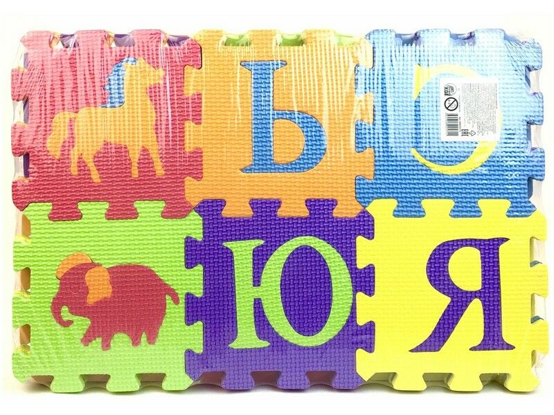 Донецк игрушка оптом Коврик-пазл «Русский алфавит» 36 эл. HY-0024