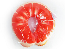 Игрушка-валик Грейпфрут 33*33см VPS-017 доставка оптом в Донецк