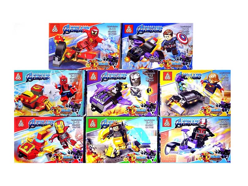 Конструктор "Марвел Микс 8 видов" в кор. Арт. 66087