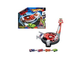 Автотрек Hot Wheels "Центрифуга. Марвел" с машинкой, в кор. Арт. 901