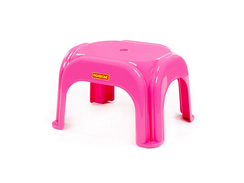 Детский табурет №1, 315х262х195 мм (малиновый)