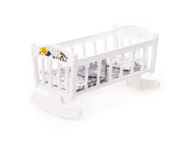 Кроватка-качалка сборная для кукол №4 8 эл. в пакете