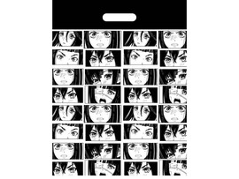 Пакет полиэтиленовый вырубной «АНИМЕ КОМИКС» 36,5*48см доставка оптом в Донецк