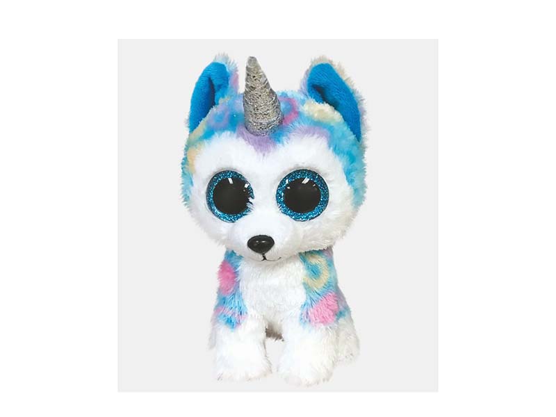 Разноцветная собака с рогом Helena 15 см TY Beanie Boo's