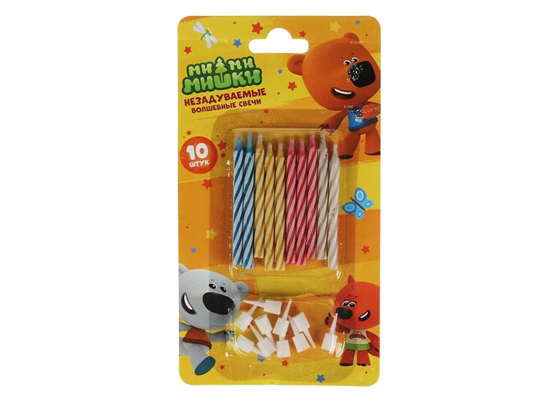 Свечи д/торта Ми-ми-мишки незадуваемые 10 шт. CC-76786-MIMI