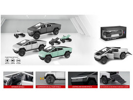 Машина инерц. металл. «Кибертрак» 22 см с квадроциклом (свет, звук, открыв. двери, капот, багажник, прорезин. колеса) в кор. CZ146 доставка оптом в Донецк