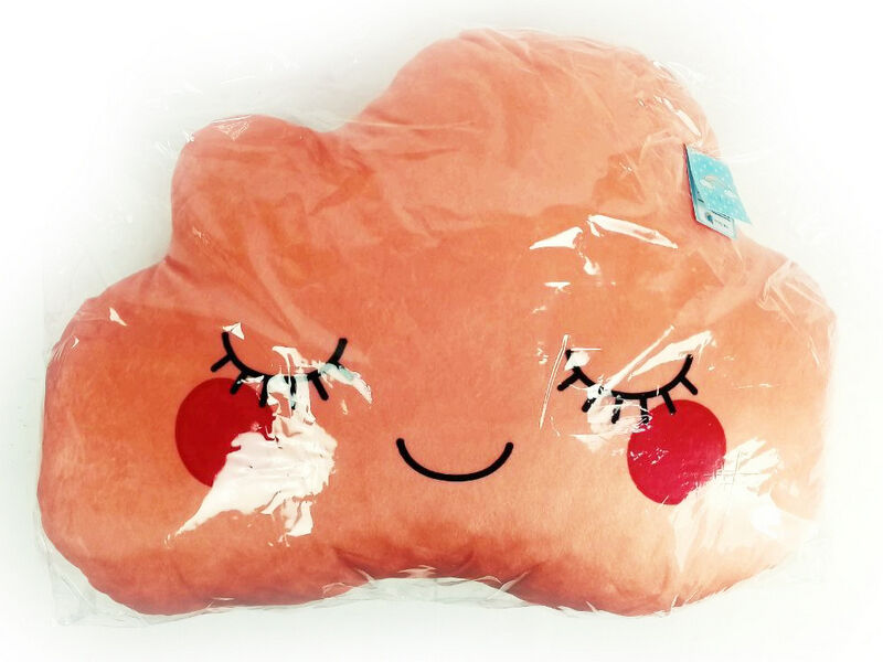 Донецк игрушка оптом Подушка-игрушка Тучка розовая 44х32см DLS-005