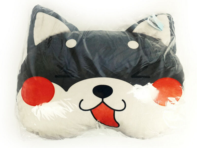 Донецк игрушка оптом Подушка-игрушка Корги серая 46х37см FPАB-304