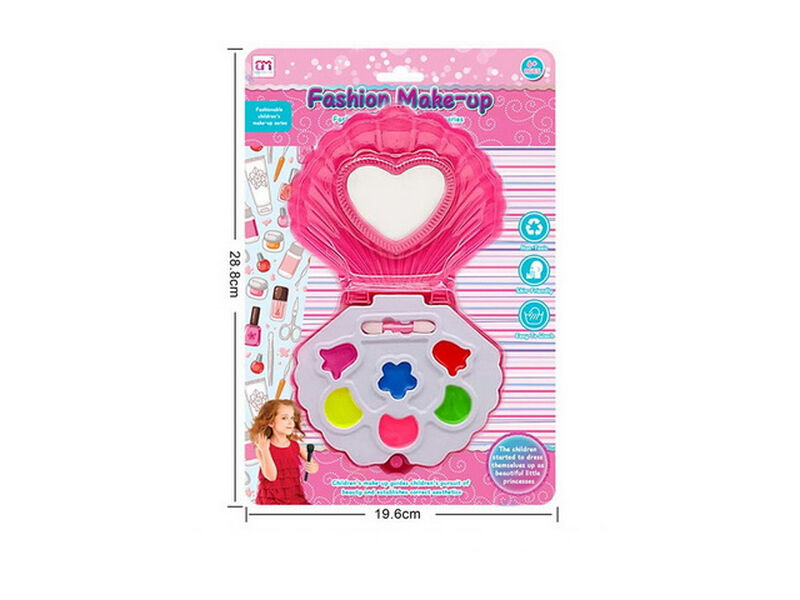 Донецк игрушка оптом Набор косметики «Ракушка» 28*19 см на планшете CM128-3