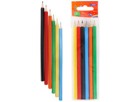 Карандаши цветные 6цв. «ШКОЛА-ПРОСТО КОСМОС» в пак. КЦ-8330 доставка оптом в Донецк