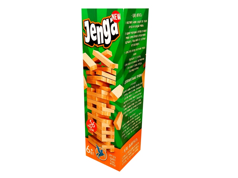 Настольная игра Дженга JENGA NEW. Арт. 632215