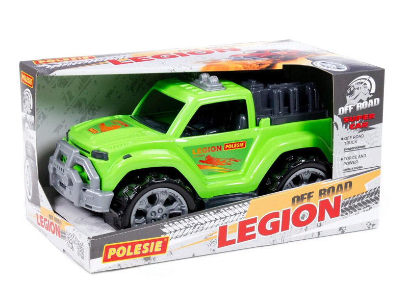 Автомобиль "Легион" №4 38 см (зелёный) (в коробке)