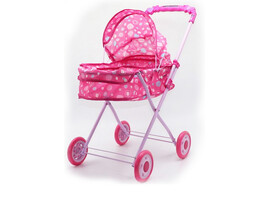 Коляска лежачая металл. (свет, звук) в пак. SO-6619-1ML доставка оптом в Донецк