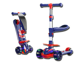 Самокат 3-х колесный (свет) H083-628 доставка оптом в Донецк